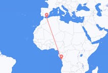 Vols de Cabinda, Angola pour Melilla, Espagne