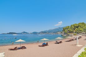 photo of a beautiful panorama view of Bečići is a town in the municipality of Budva, Montenegro.