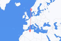 Flyrejser fra Ghardaïa til Stavanger