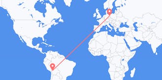 Flyreiser fra Bolivia til Tyskland