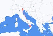 イタリアのヴェネツィアから、イタリアのラメツィア テルメまでのフライト