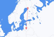 Vluchten van Oulu, Finland naar Kaunas, Litouwen