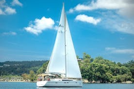 Croisière d'une journée sur un voilier sur l'île de Corfou