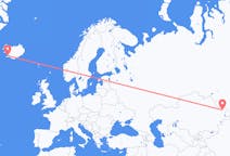 Flyrejser fra Öskemen til Reykjavík