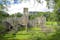 Photo of the ruins of the Fountains Abbey, Studley Royal, North Yorkshire, Ripon, England.