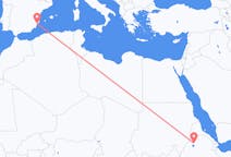 Flights from Gondar to Alicante
