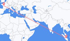 Flyreiser fra Jambi City, Indonesia til Poitiers, Frankrike