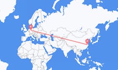 Lennot Hangzhousta, Kiina Kasseliin, Saksa
