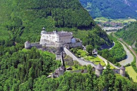 Het Adelaarsnest en het kasteel van 'Where Eagles Dare' in Werfen