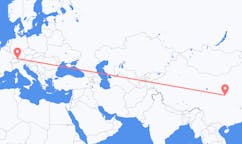 Flyrejser fra Xi'an, Kina til Altenrhein, Schweiz