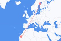 Lennot Atarista, Mauritania Vaasaan, Suomi