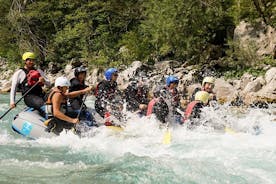 Rafting op de rivier Soca vanuit Bovec