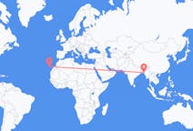 Flyreiser fra Chittagong, Bangladesh til La Palma, Spania