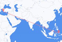 Flüge von Ternate, Indonesien nach Bodrum, die Türkei