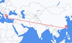 Flyg från Tainan, Taiwan till Aten, Grekland