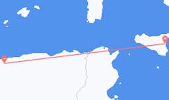 Flyreiser fra Chlef, Algerie til Catania, Italia