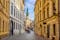 A street in the Old town of Bratislava, Slovakia, leading to Michael's gate tower