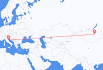 Flights from Ulaanbaatar to Ancona