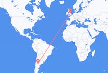 Flyreiser fra Neuquén, Argentina til Nottingham, England