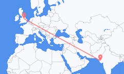 Flyg från Kandla, Indien till Nottingham, England