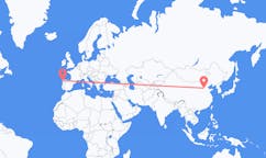 Flyreiser fra Shijiazhuang, Kina til Santiago de Compostela, Spania