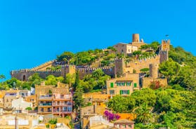 Photo of beautiful landscape with Cala Agulla and beautiful coast at Cala Ratjada of Mallorca, Spain.