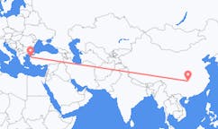 Lennot Zhangjiajielta, Kiina Edremitille, Turkki