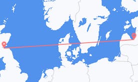 Flights from Scotland to Latvia