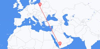 Flights from Yemen to Poland