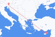 Flyg från Larnaca till Ljubljana