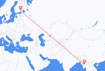 Flights from Naypyidaw to Lappeenranta