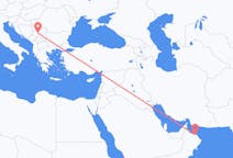 Flyreiser fra Muscat, til Kraljevo