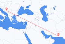 Flyrejser fra Turbat til Sarajevo