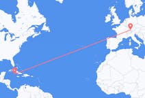 Flug frá Cayman Brac, Cayman-eyjum til Friedrichshafen, Þýskalandi