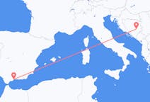 Flights from Málaga to Sarajevo