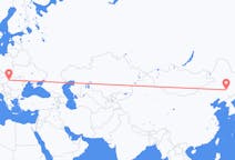 Flyreiser fra Changchun, Kina til Oradea, Romania