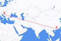 Flyreiser fra Guangzhou, til Banja Luka