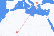 Vluchten van Niamey naar Thessaloniki