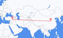 Flyrejser fra Yuncheng, Kina til Mardin, Tyrkiet