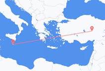 Flyrejser fra Kayseri til Malta