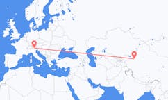 Flyreiser fra Aksu City, Kina til Bolzano, Italia