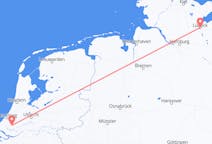 Lennot Rotterdamista, Alankomaat Lyypekkiin, Saksa