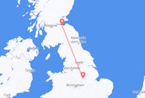Flyg från Edinburgh, Skottland till Nottingham, England