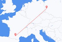 Flug frá Zielona Góra, Póllandi til Toulouse, Frakklandi