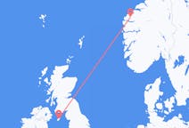 노르웨이 볼다에서 출발해 맨 섬 더글라스에게(으)로 가는 항공편