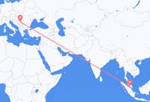 Flyrejser fra Malacca City, Malaysia til Beograd, Serbien