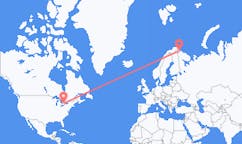 Flights from Waterloo to Kirkenes