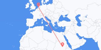 Flyreiser fra Sudan til Nederland