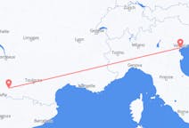 Flyreiser fra Pau, Frankrike til Venezia, Italia