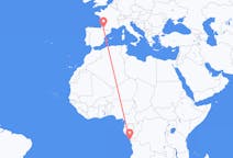 Flyreiser fra Cabinda, Angola til Pau, Frankrike